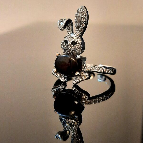 انگشتر(بدل) فانتری دخترانه عقیق یمن - Image 2