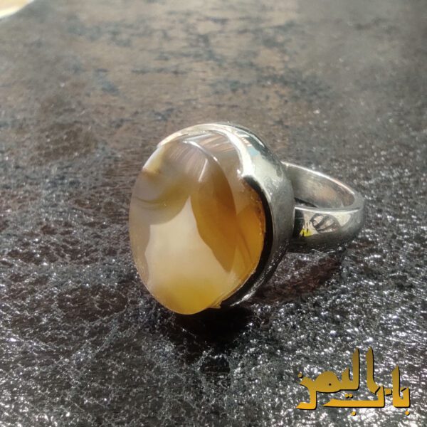 انگشتر عقيق مصور