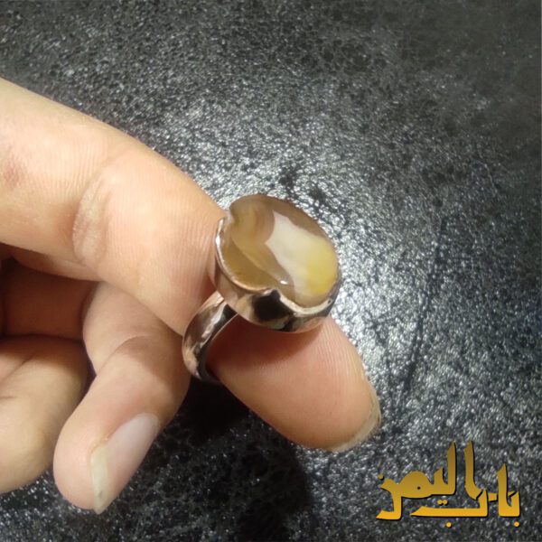 انگشتر عقيق مصور - Image 3