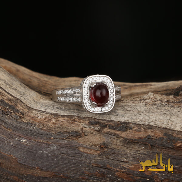 انگشتر زنانه عقیق سرخ