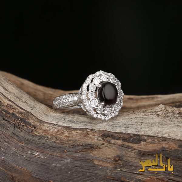 انگشتر زنانه عقیق کرزی یمنی