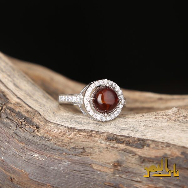 انگشتر زنانه عقیق سرخ