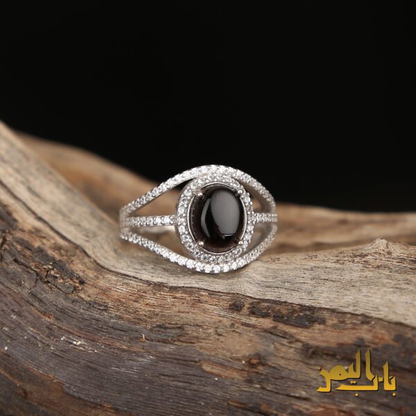 انگشتر زنانه عقیق کرزی یمنی