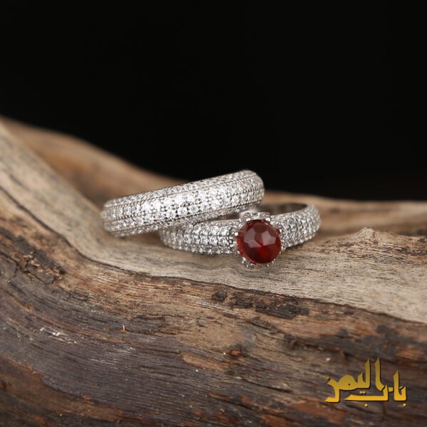 انگشتر زنانه عقیق سرخ